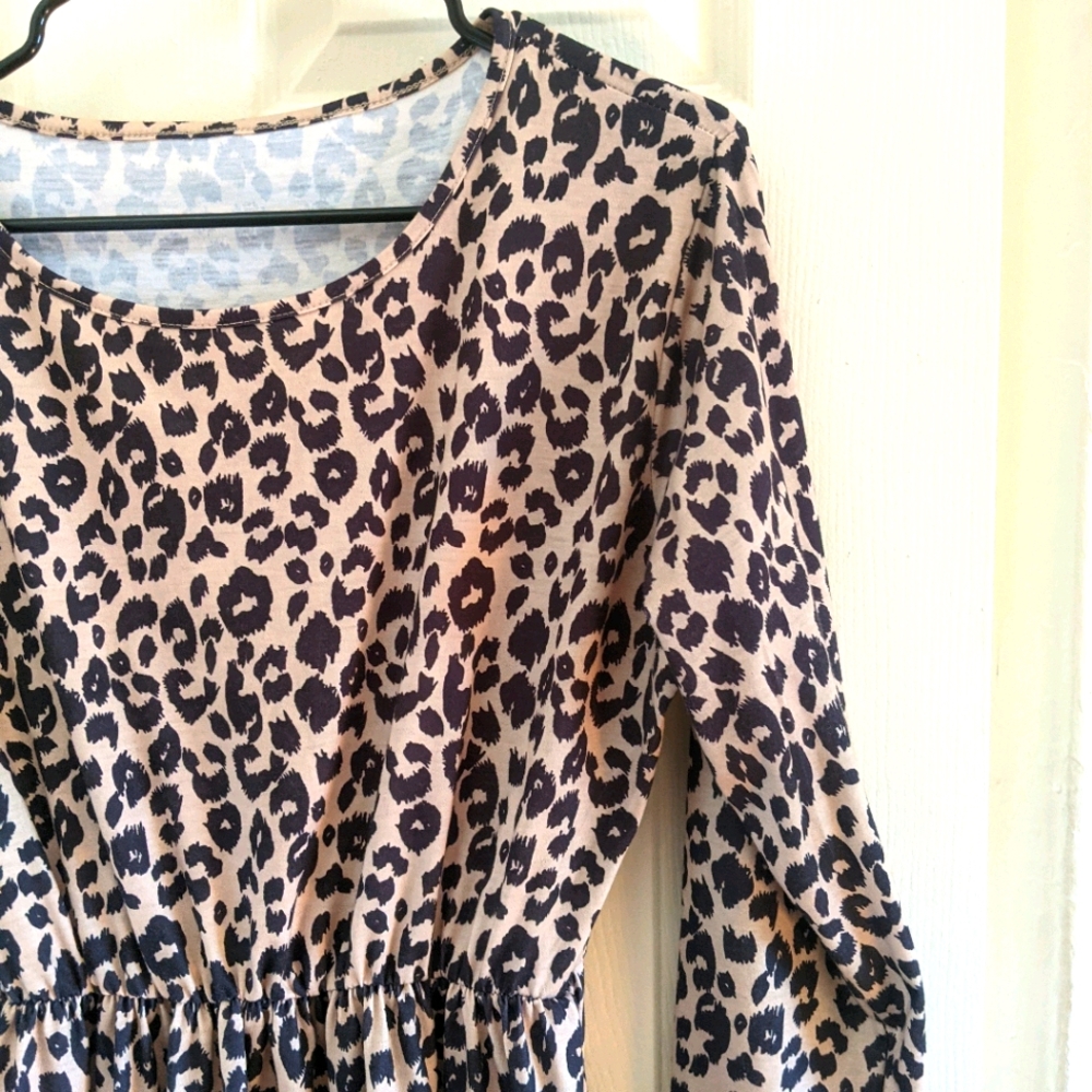 Midi | Animal Print Dress with Pockets!